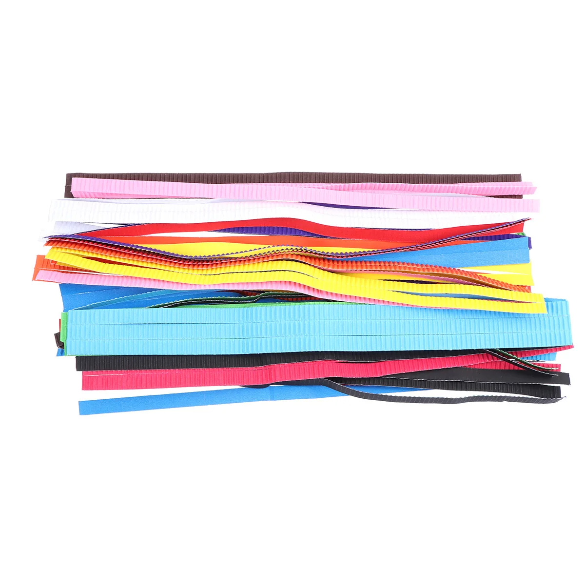 60 قطعة شرائط الورق اليدوية الملونة المموج DIY بها بنفسك صياغة المواد 10 ألوان للحزب مدرسة ديكور المنزل ورقة ملونة