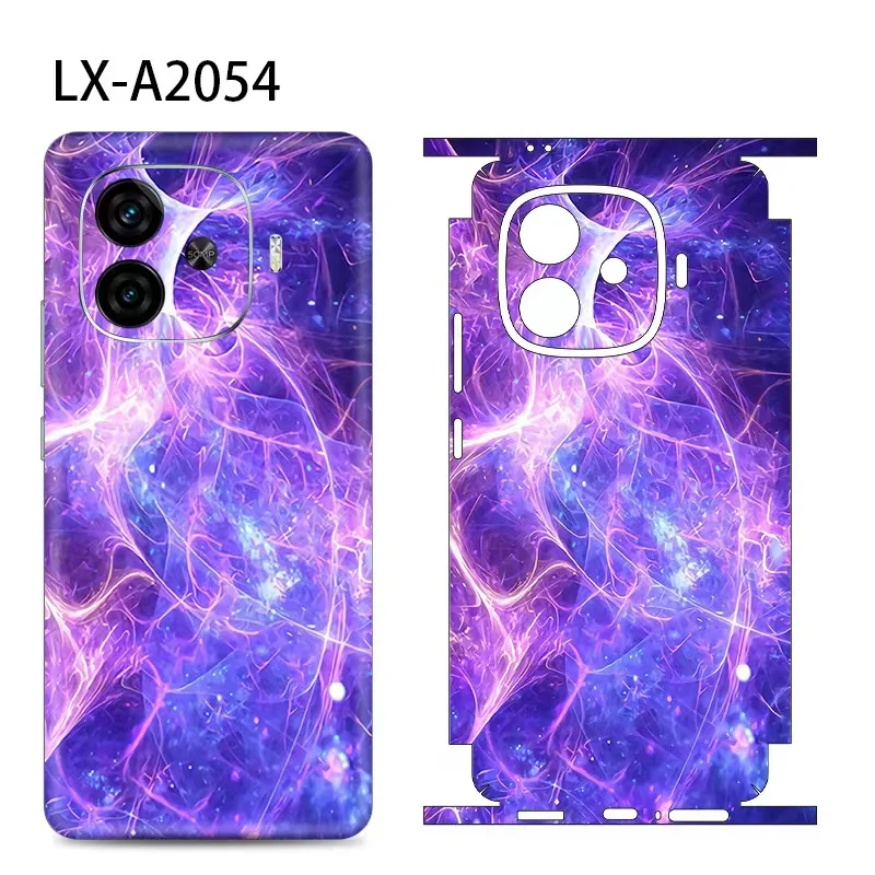 Colorful Decal Skin for Vivo iqoo Z9  Back Film Cover Wrap Rear Screen Protector Anti-scratch Durable Sticker