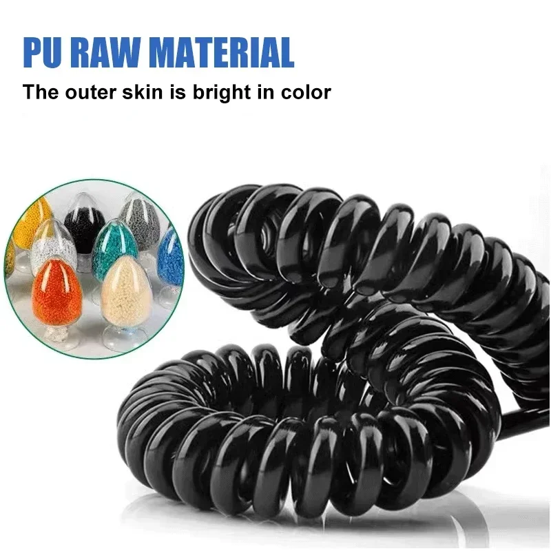 2 Pin GX12 3 4 5 6 7 Pin Aviation Plug Spring Wire Female to Female Head Telescopic Line GX12 Straighten 30/50/100cm Spiral Cabl