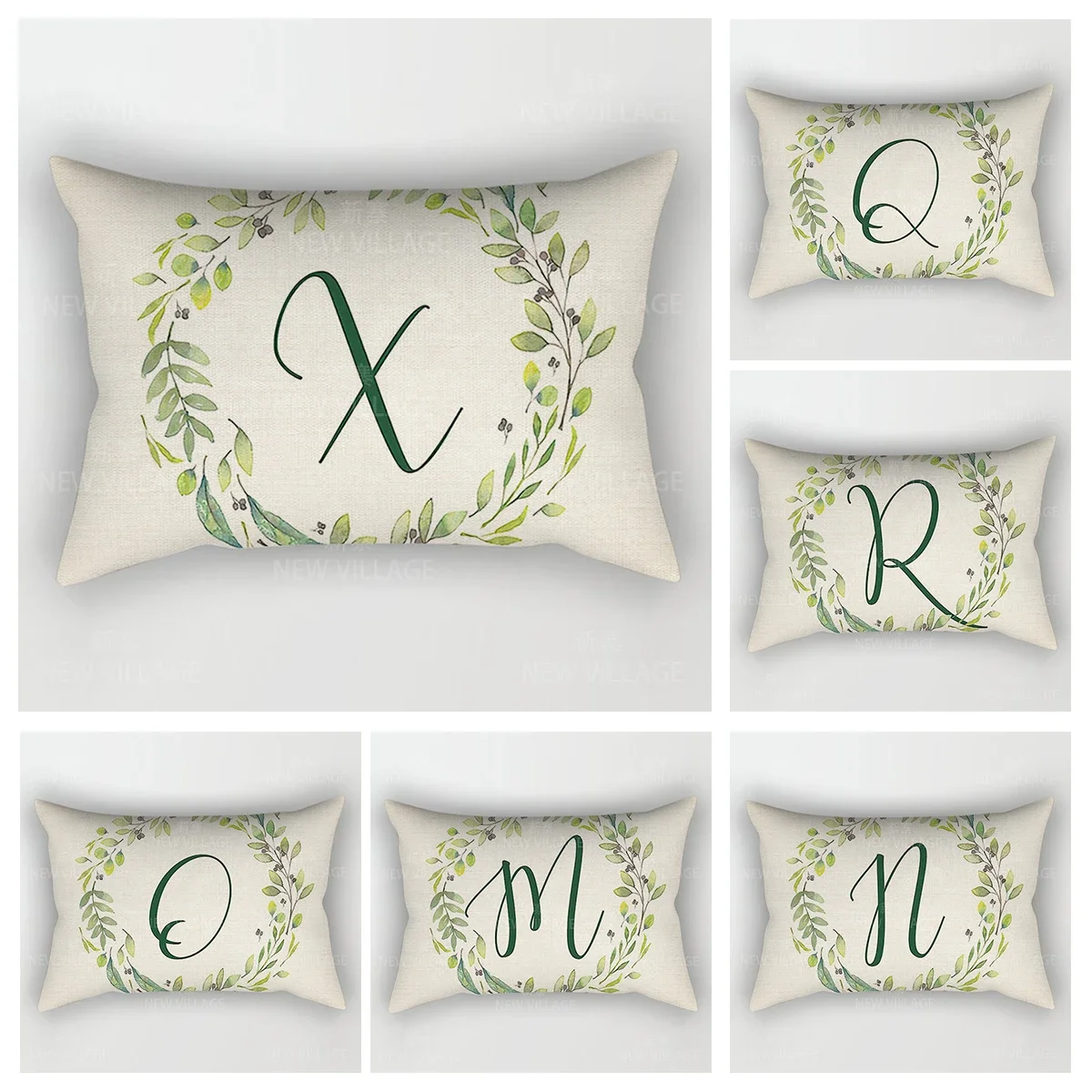 Home Decor 26 Letter Alphabet Pillowcase autumn decoration pillow cushion cover decorations throw pillow covers30*50 40x60 50*70