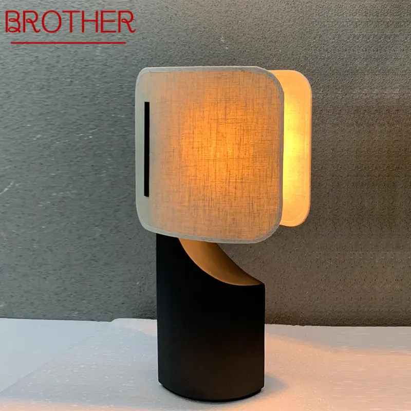 

BROTHER Modern Table Lights Creative Vintage LED Bedside Desk Lamp for Decor Home Living Room Bedroom Hotel