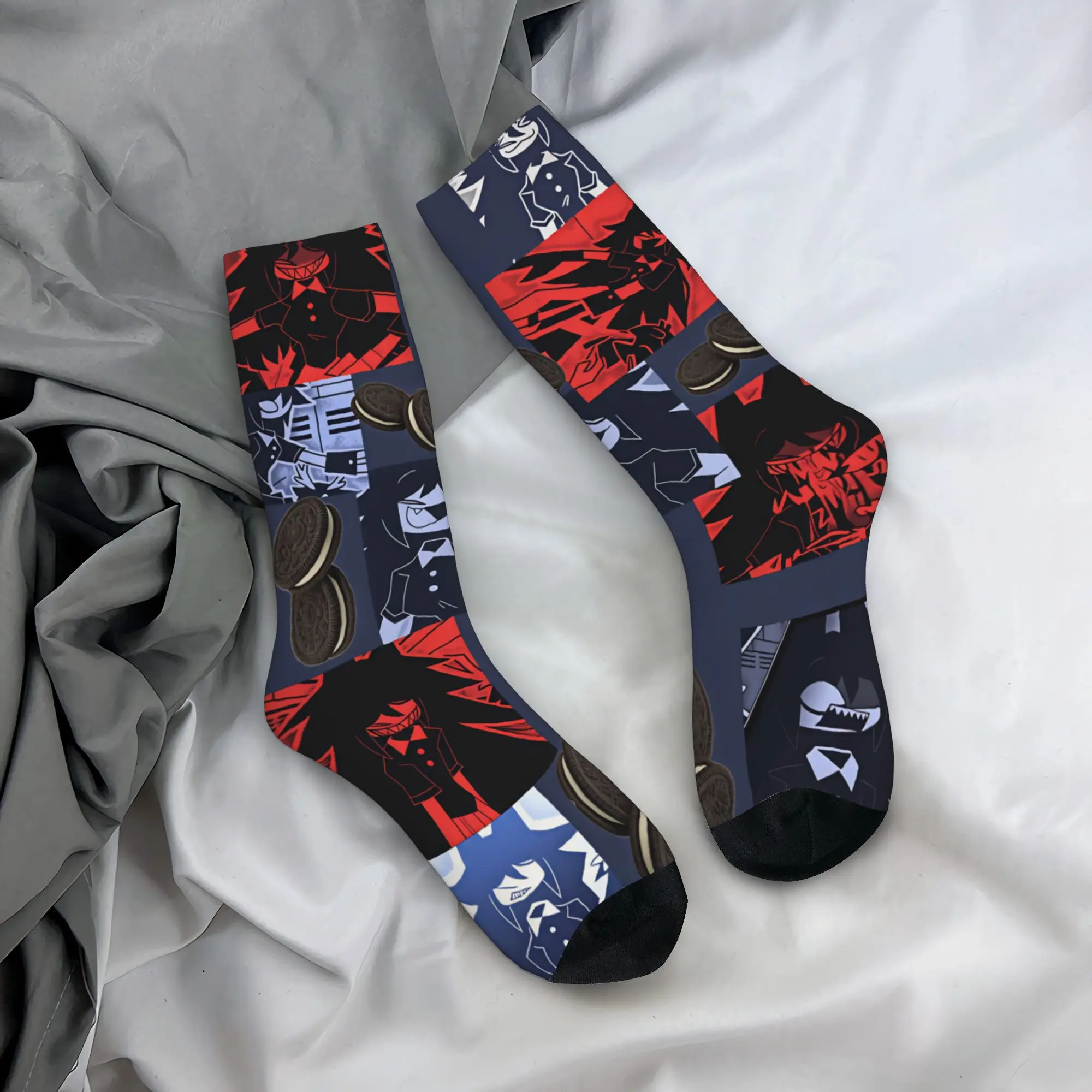 Harajuku M-Miss C-Circle Anime Socks Women Men Warm 3D Printed Cartoon Sports Football Socks