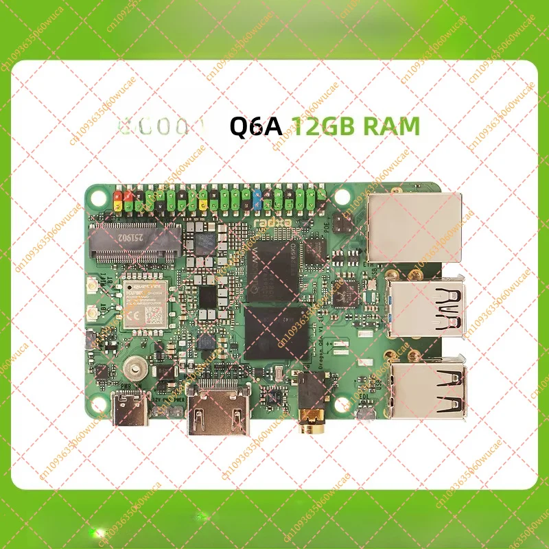 for Dragon Q6A Edge AI Board, Qualcomm QCS6490 12 TOPS NPU, LPDDR5 RAM