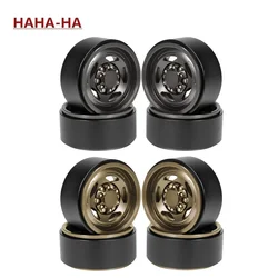 Machined Aluminum 1.9Inch Beadlock Wheel Rims Classic 5-Spoke Hub for 1/10 RC Crawler TRX4 SCX10 III Wraith Capra TF2 D90 EMO X3