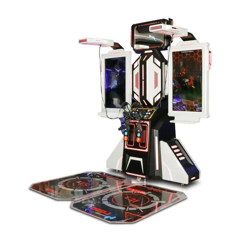 Large-scale somatosensory interactive amusement machine two-person online battle VR