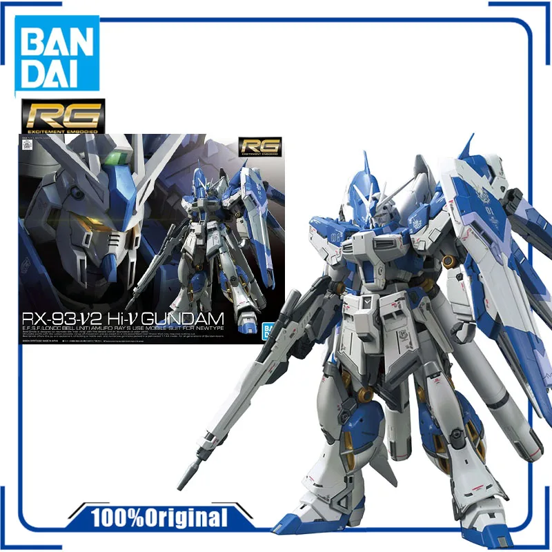 

stock BANDAI ORIGINAL RG 36 1/144 MANATEE GUNDAM HI-V AMRO RX-93-V2 assembled animated character models high quality collectible