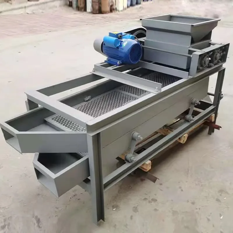 Electric Almond Shelling Machine Nuts Cracking Almond Peeling Machine Small Almond Nuts Sheller