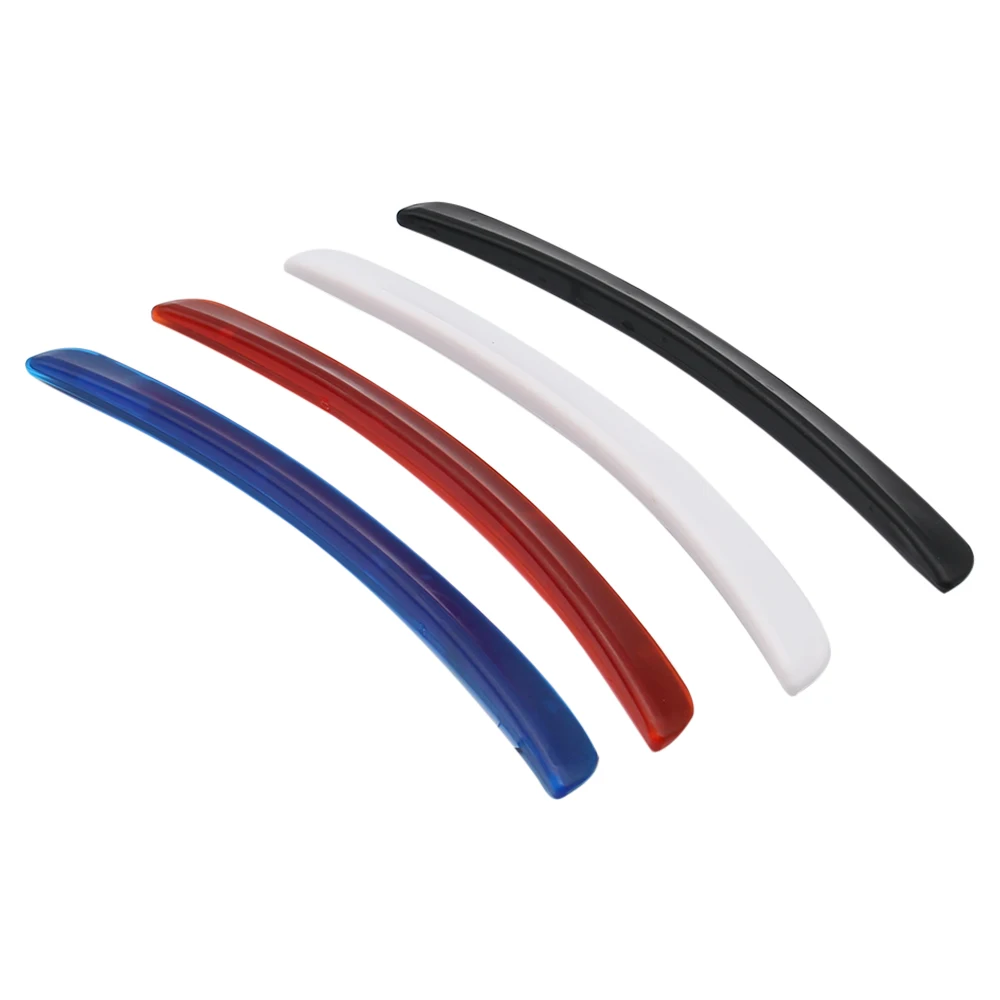 2pcs Universal Soft Car Fender Flare Arch  Sticker Fender Vents Protector Cover Anti-Scratch Strip Mud Flaps Auto Accessories