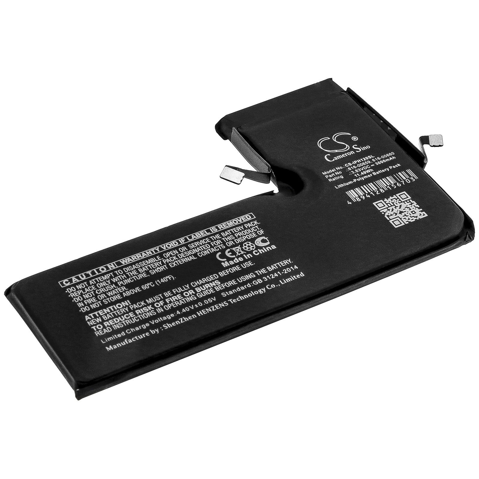 Cameron Sino 3.83V 3000mAh/3500mAh Mobile,SmartPhone Battery 616-00659, 616-00660 for Apple iPhone 11 Pro, A2215, A2160 +TOOLS