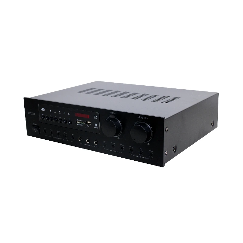 

Professional Digital Audio Video Amplifier 100W*2 Blue-tooth Power Amplifier