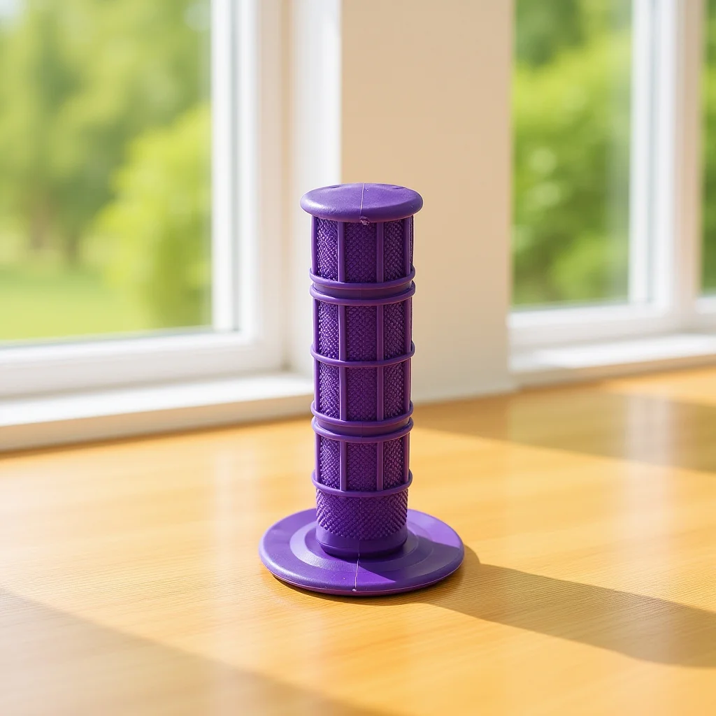 

2Pcs Silicone Handle Grips for Motorcycle Atv Mountain Bike Ultra Soft Purple Grips for Long Rides Rough Secure Control