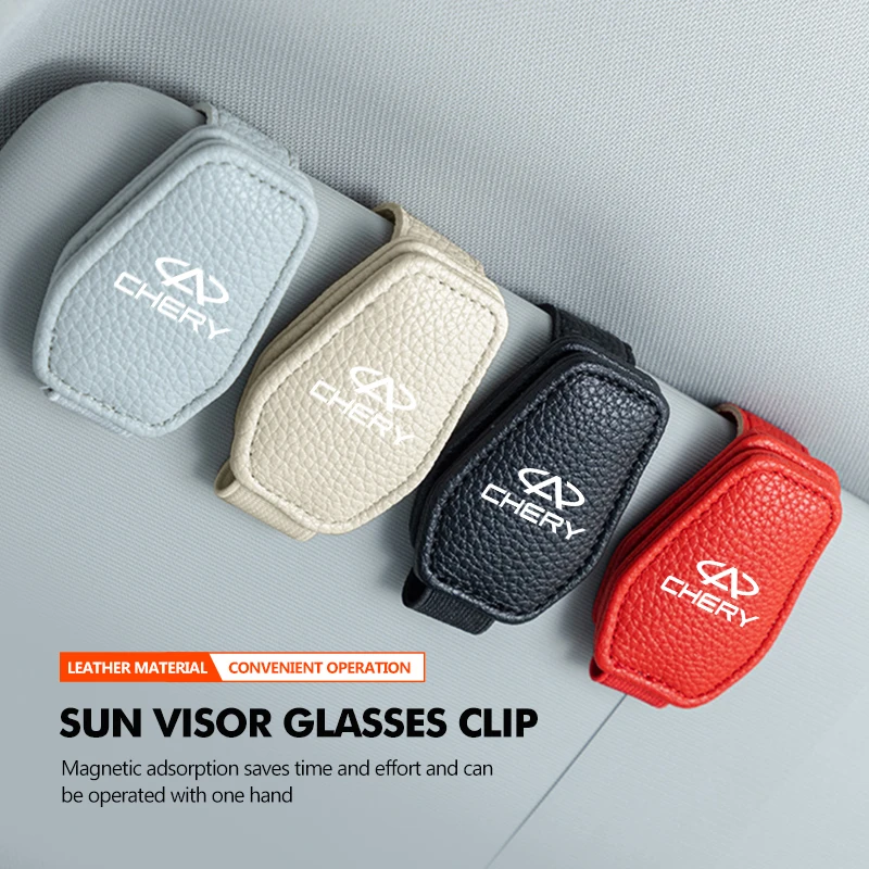 Автомобильный солнцезащитный козырек, держатель для очков, кронштейн для солнцезащитных очков, поддержка Chery PRO 8 5X Amulet M11 Eastar Elara IQ Arrizo 2 7 Pro