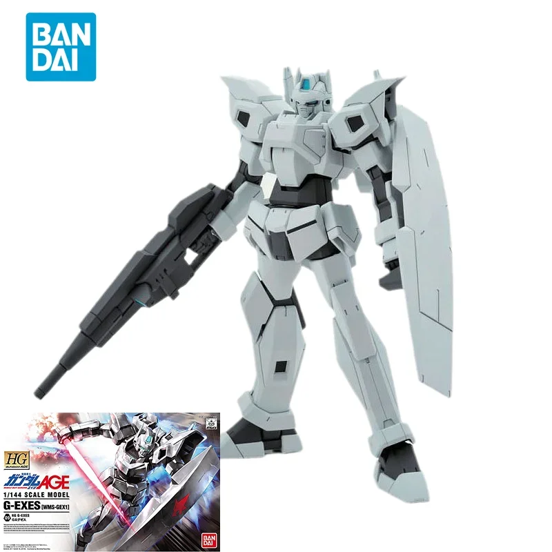 

Bandai Original GUNDAM Anime Model HG AGE Series 1/144 G-EXES WMS-GEX1 Action Figure Assembly Model Toys Gifts for Children