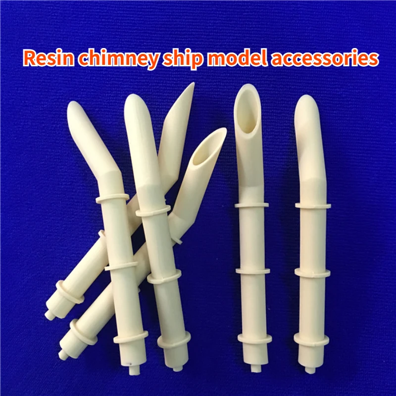 RC Boat Resin Chimney Tube Model Tug Accessories Electric Assembling Model Accessories