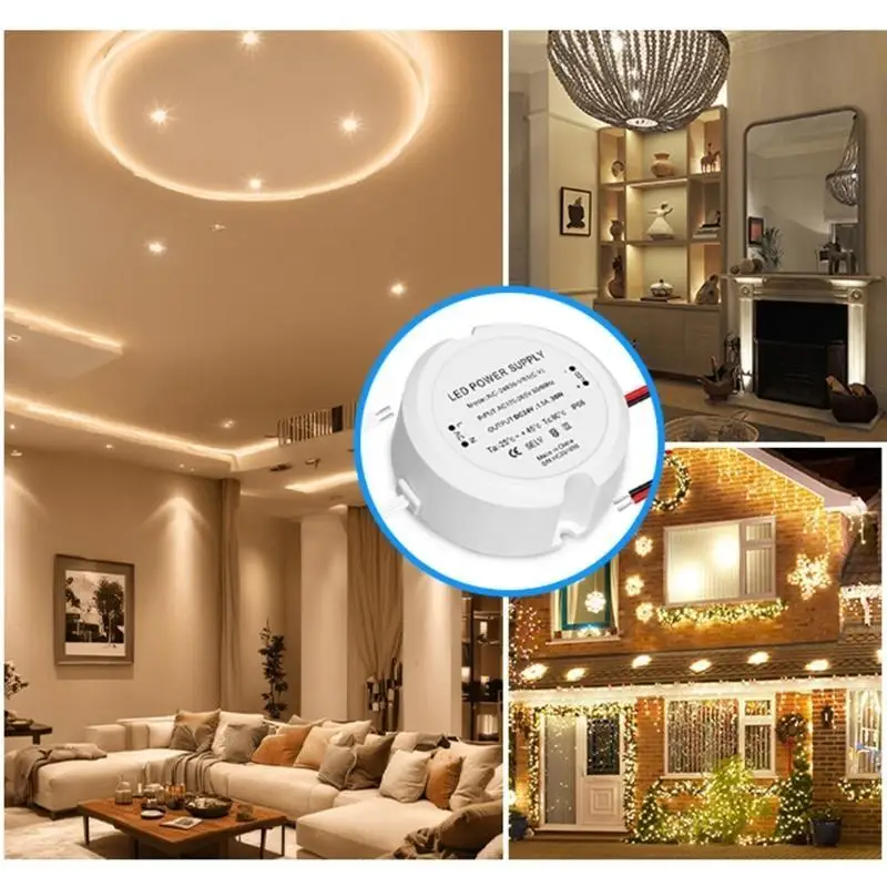 Y1UD متعددة الأغراض سائق LED كفاءة الطاقة 24V 36W دون ضوضاء سهولة التثبيت للخزانة وإضاءة العرض