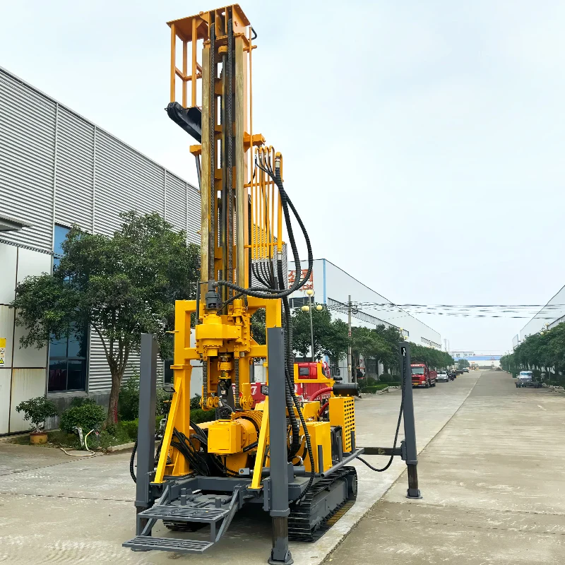 JDL-350高効率両用コアリングドリルディーゼル駆動トップドライブ水ガス井戸掘削機（鉱山掘削リグ用）