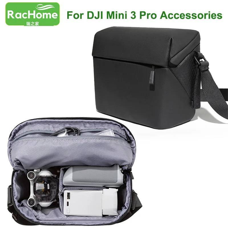 Portable Bag For Dji Dji Mini 3 Black Carrying Case Box Storage Durable Shoulder Bag Accessories For Dji Mini 3 