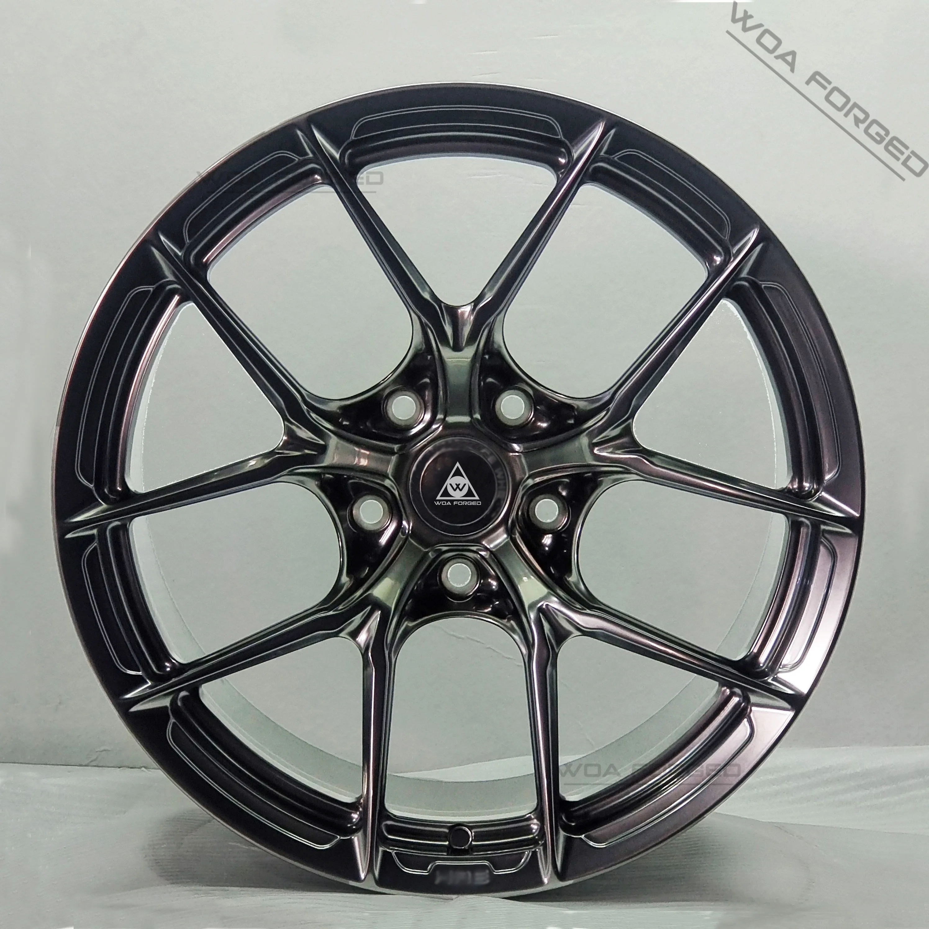 P101SC Personalizowane felgi kute o wysokiej wydajności, kolor DB Silver Bright Silver, rozstaw śrub 5x120 5x114.3 5x100 PCD, do samochodów osobowych HR