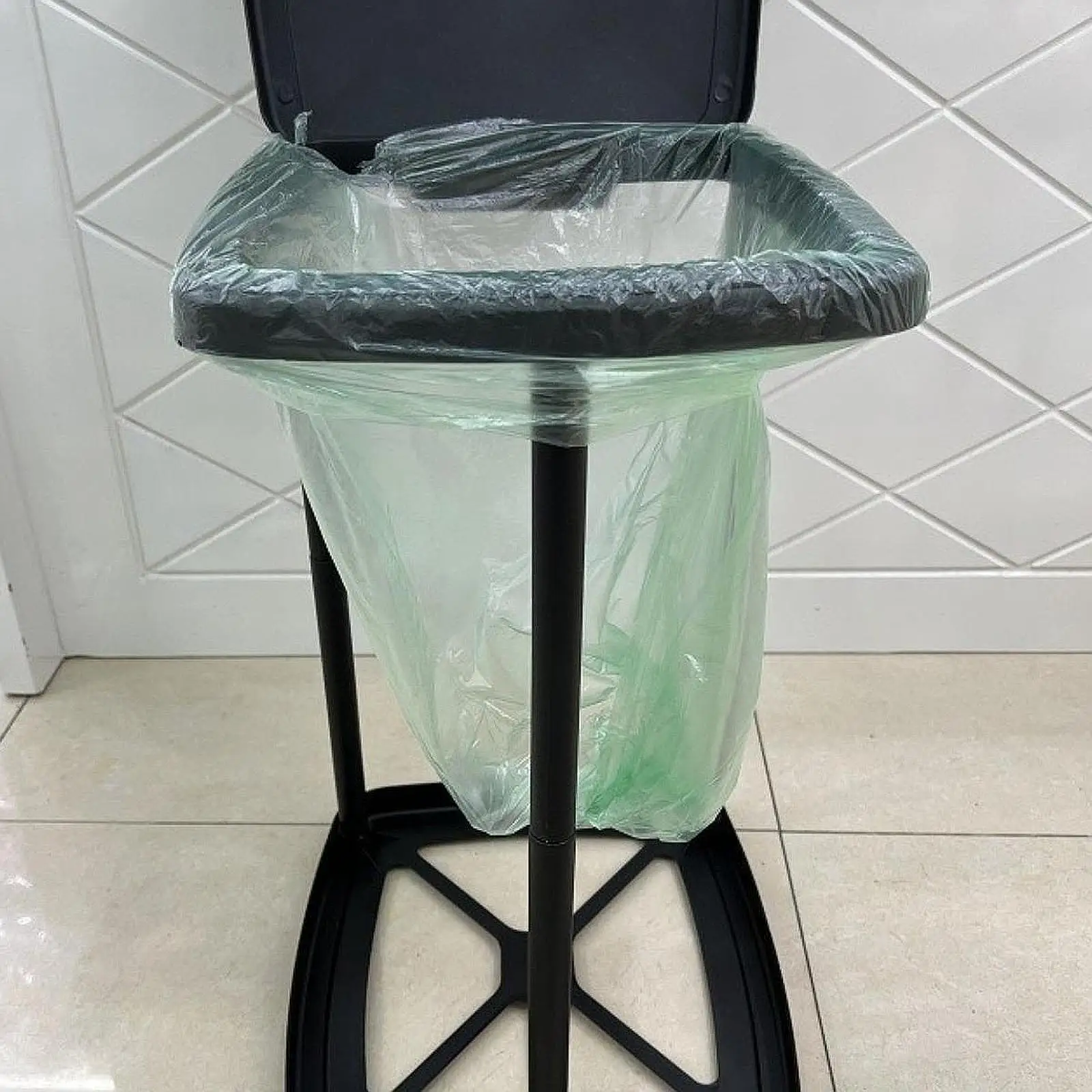 Portable Trash Bag Holder Foldable Garbage Bag Support Waste Bin for Home Kitchen Kitchen Countertop Trash Cans