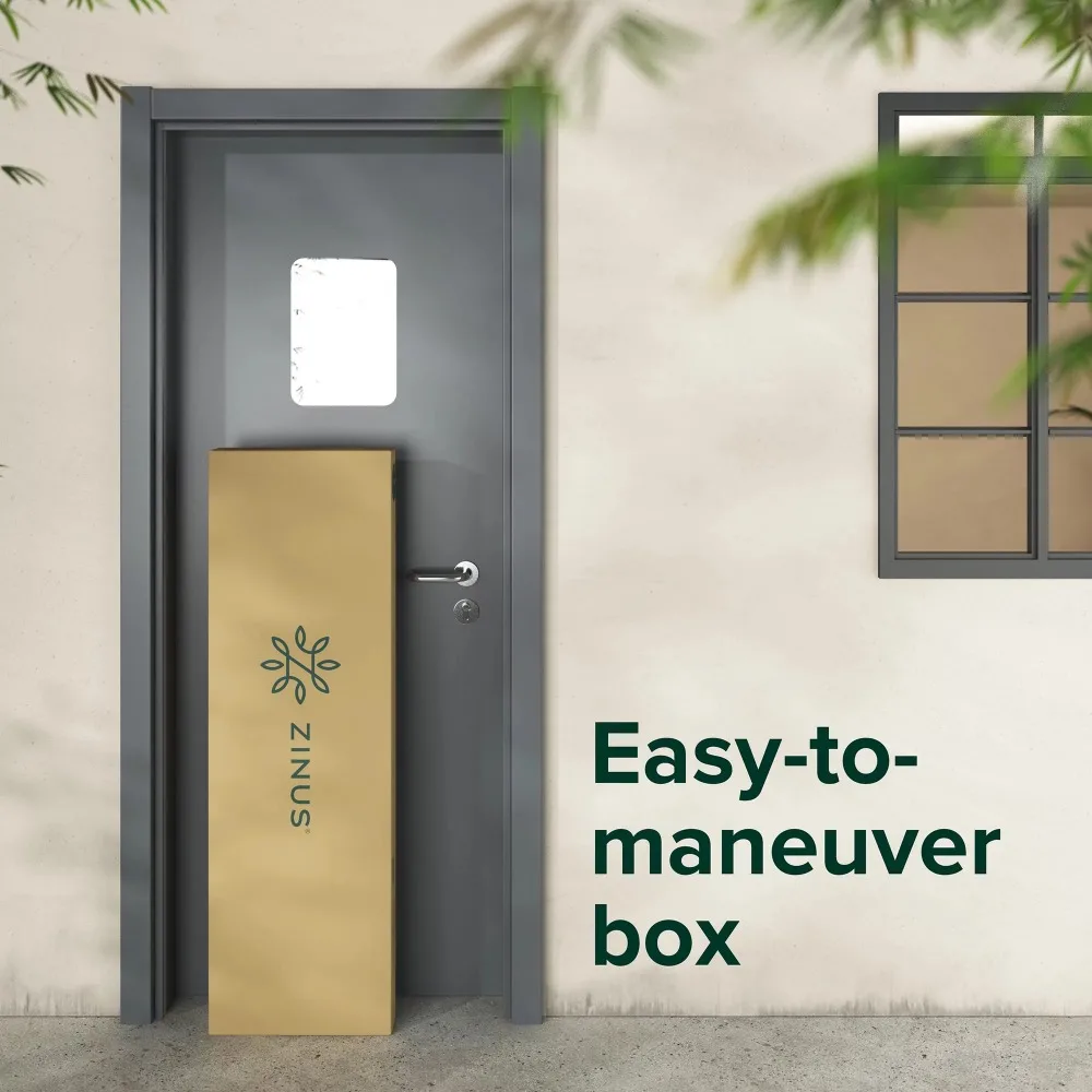 35 "kai bambu e metal plataforma cama frame, queen size