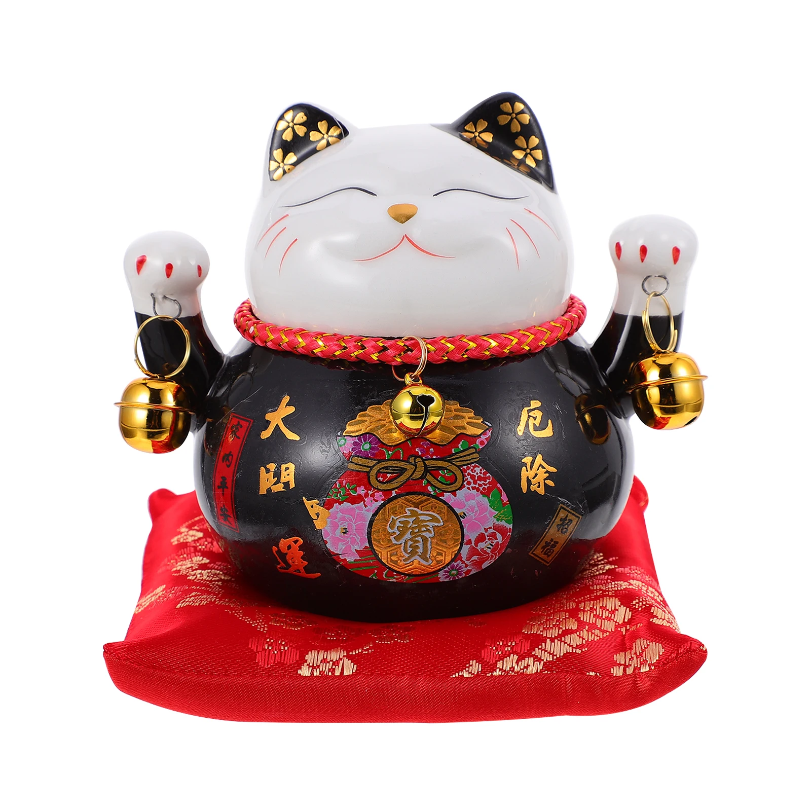 

Ceramics Fortune Cat Money Box High Quality Spray Paint Dynamic Characteristic Details Delicate Children Piggy Bank