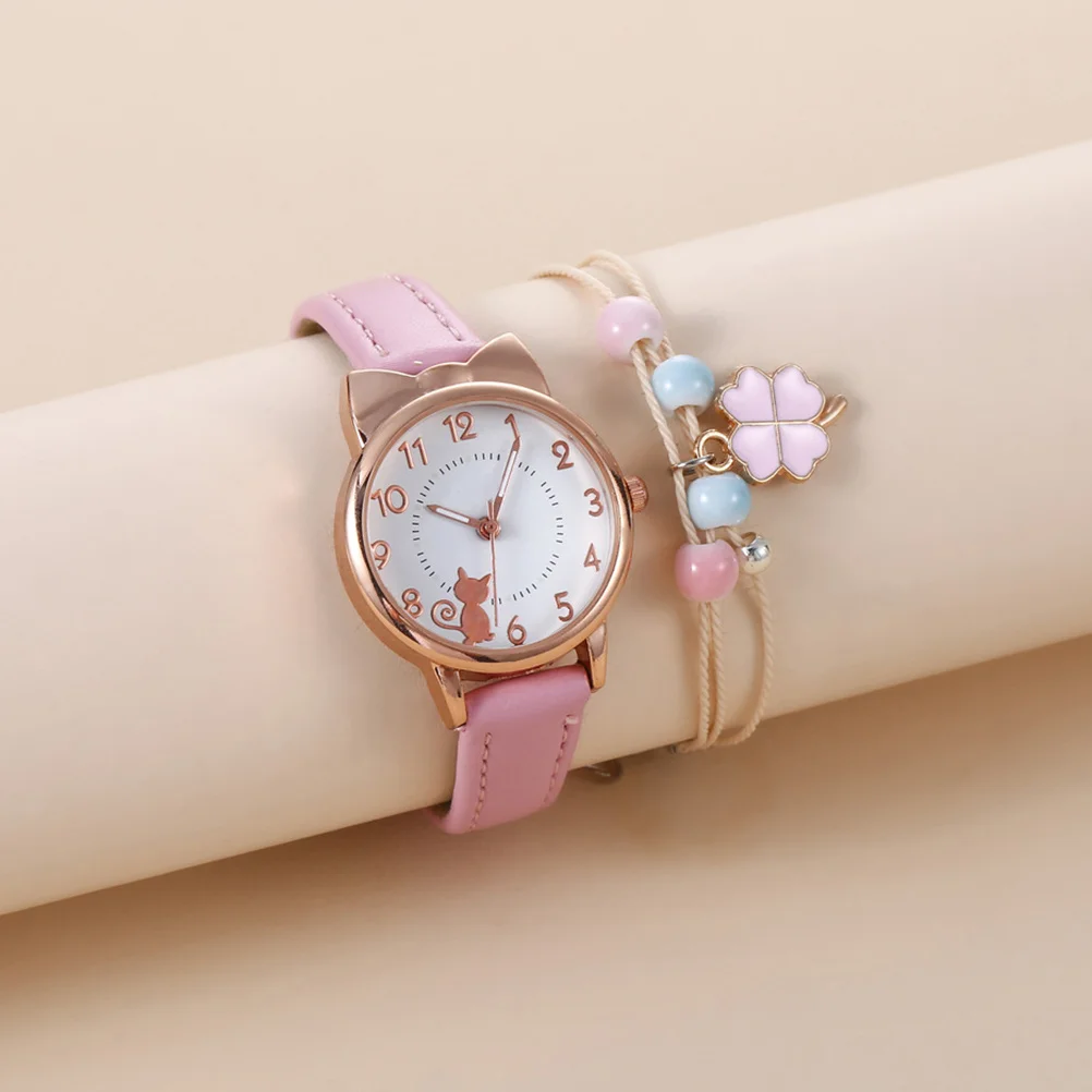 

1 set Dial Women Watch Fashionable Simple Quartz Casual Women Watch Wristwatch For Female Daily Wear Portable Bracelet Decor