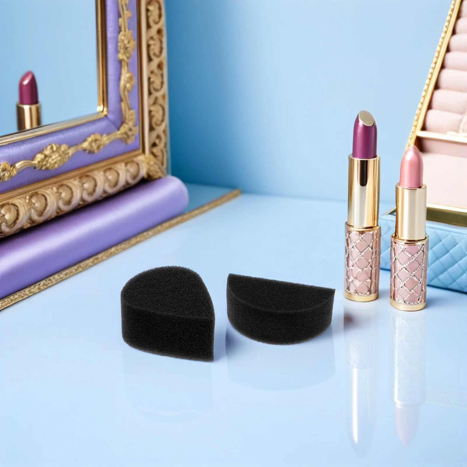 24pcs 페이스 페인팅 스폰지 물방울 모양 고밀도 바디 아트 메이크업 스폰지 세트 성인 스티플 도구 재사용 가능한 애플리케이터 /  수공예품 및 바느질, image size:1600x1600