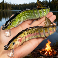 165mm 34g Sinking Wobblers For Pike Bass Perch 13 Multi Jointed Swimbait Trolling Hard Artificial Baits Fishing Lure Crankbaits