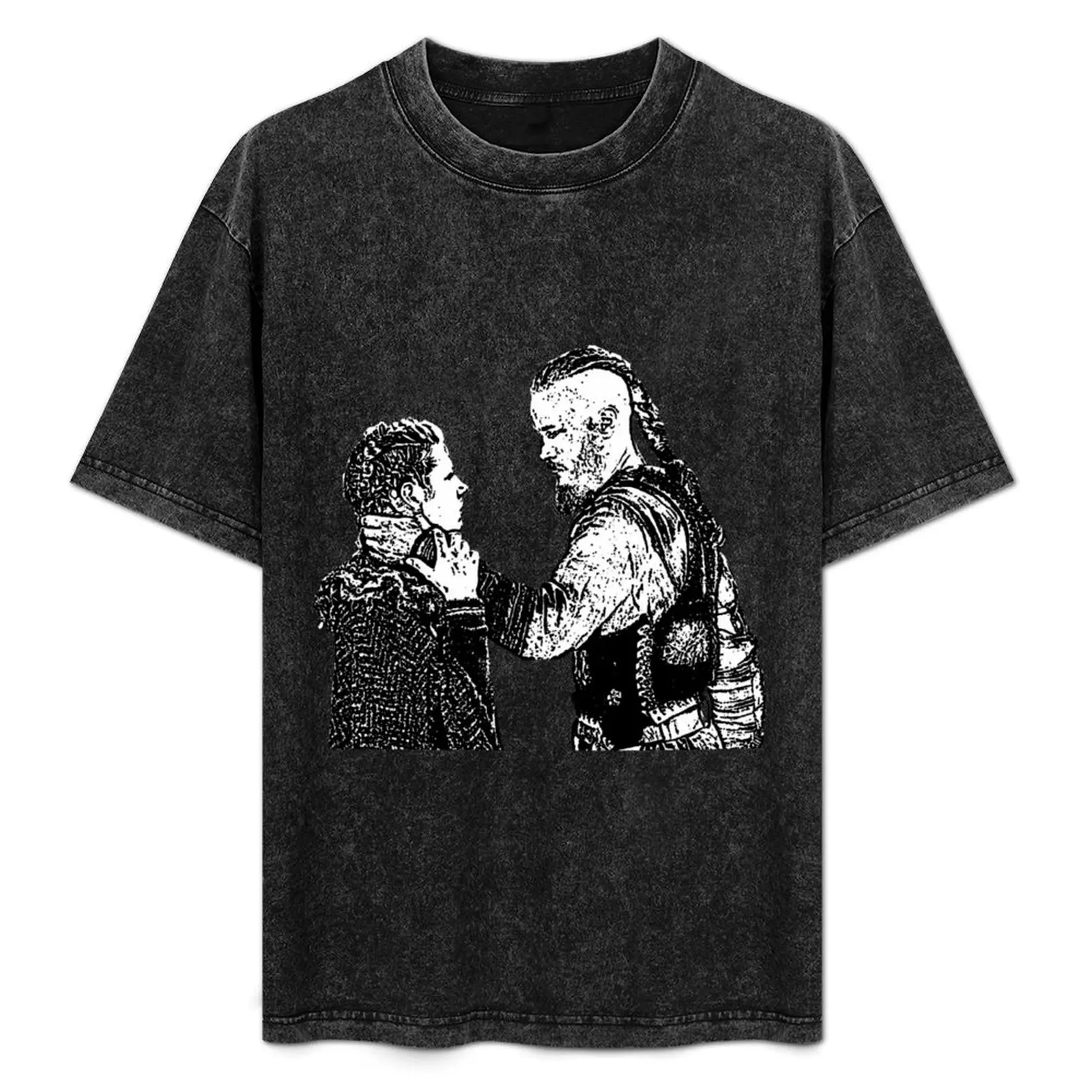 

Ragnar and Lagertha T-Shirt Summer Holiday Casual Tee