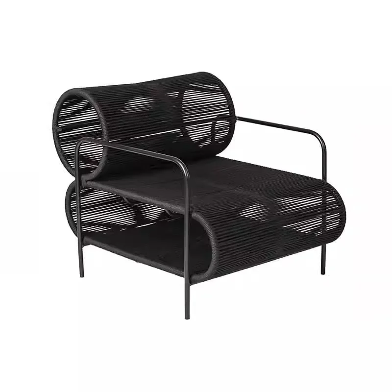 

Nordic outdoor sofa courtyard waterproof sunscreen backrest outdoor balcony rattan