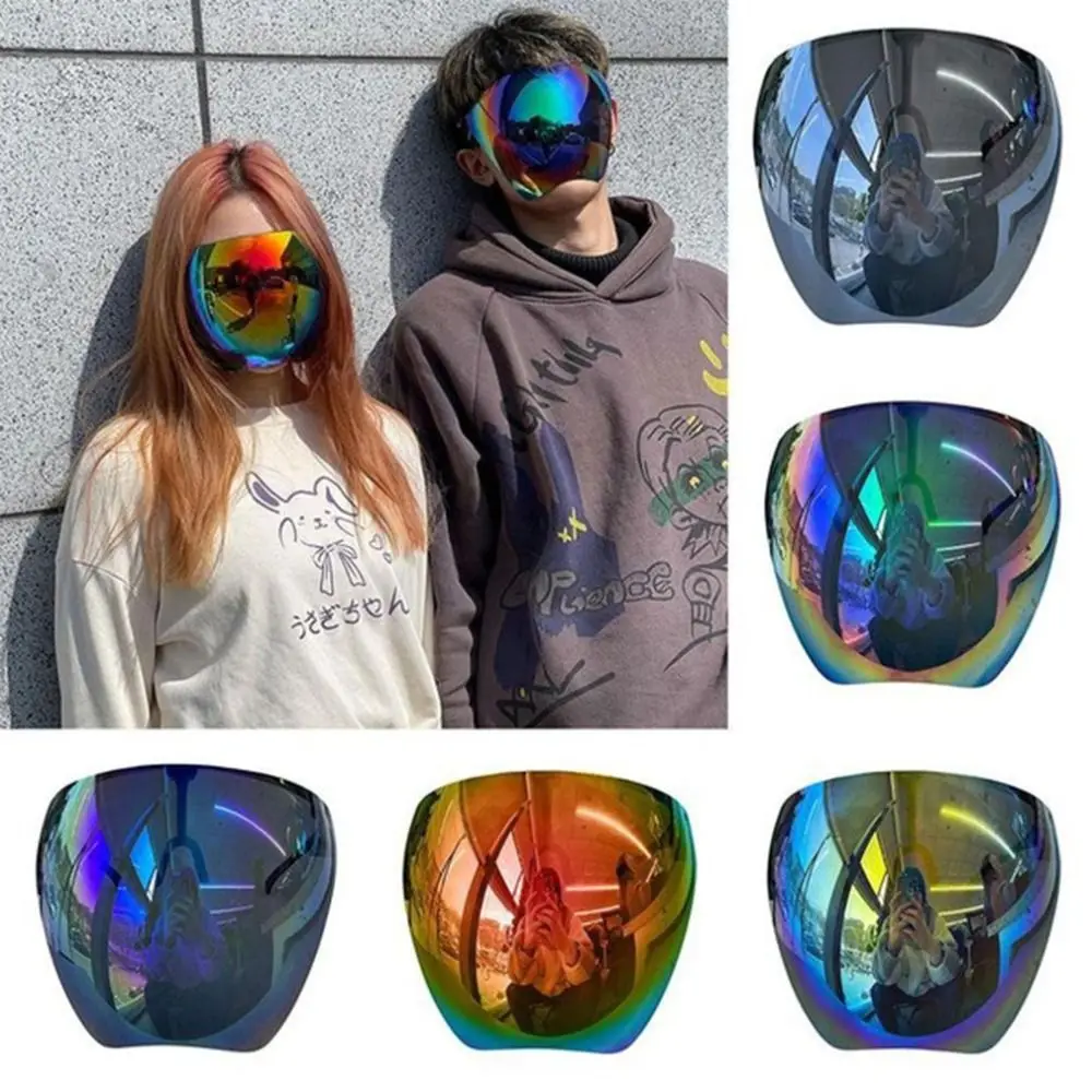 Protective Faceshield Sun Glasses Cycling Sunglasses Transparent Anti-fog Anti-splash Full Face Mask Face Cover Safety Googles