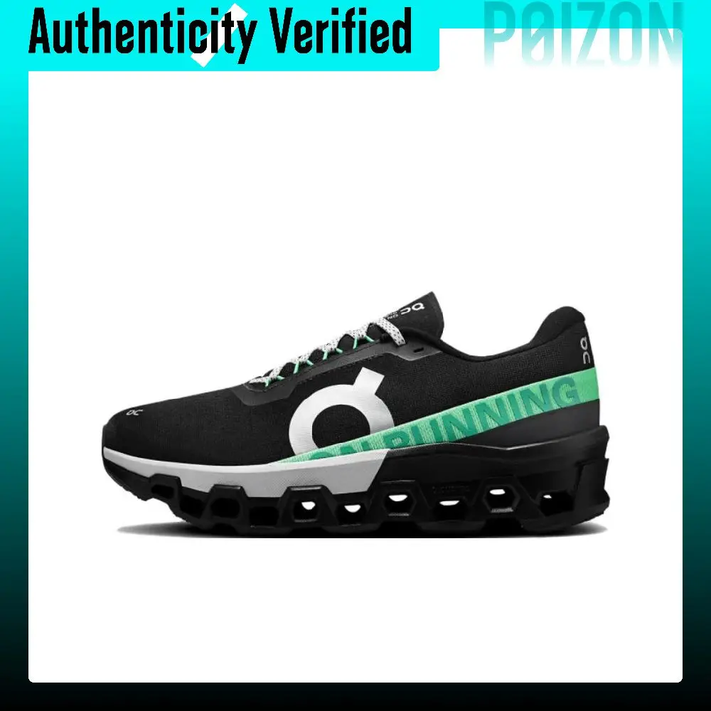 On Cloudmonster 2 Cloud Tec®/HelionTM Superfoam Foam Casual Marathon City Commuting Running Shoes Men's Black 3ME10120777