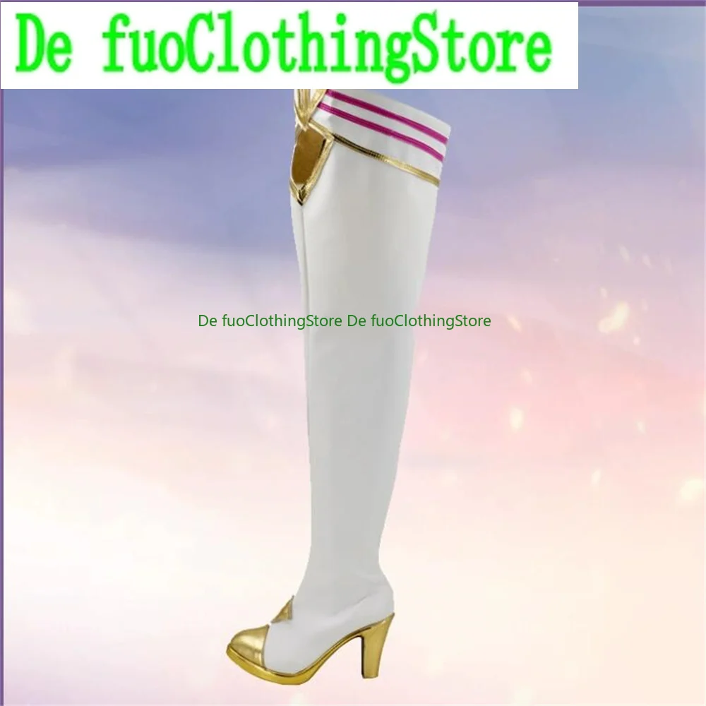 Koyanskaya of light Fate Grand FGO أحذية كوسبلاي أحذية لعبة أنيمي الهالوين عيد الميلاد Defu متجر أحذية الملابس #3