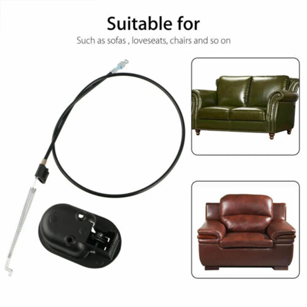 Heavy-Duty Metal Recliner Handle Replacement Pressure Bar Pull Cable Chair Switch Wire for Model Furniture Lazy Boy Sofa