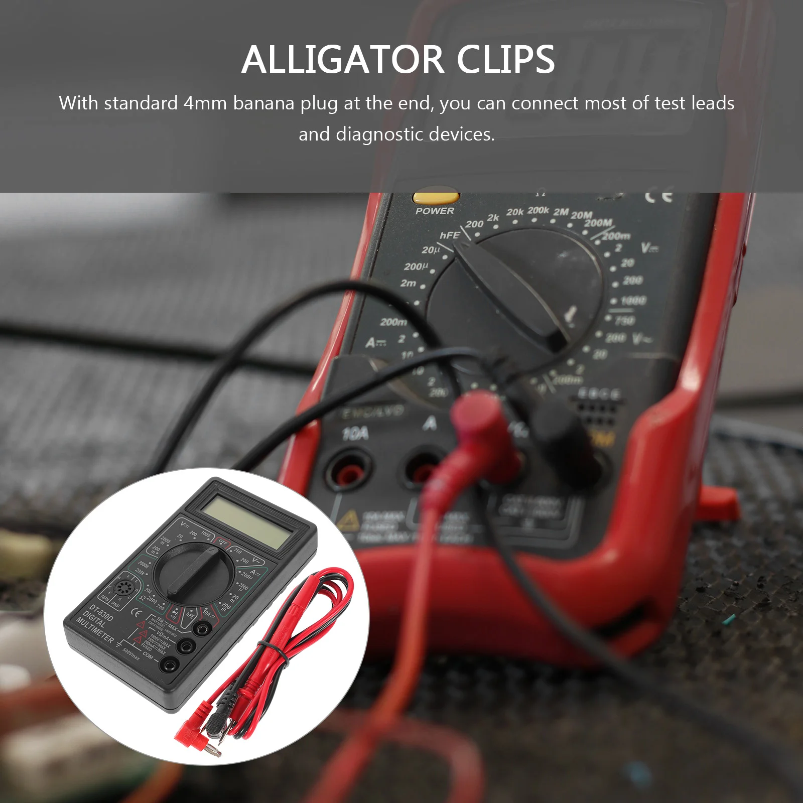 

Digital Multimeter Auto Ranging Compact Electronic Multimeter for Voltage Current Resistance Diode Testing Automotive Industrial
