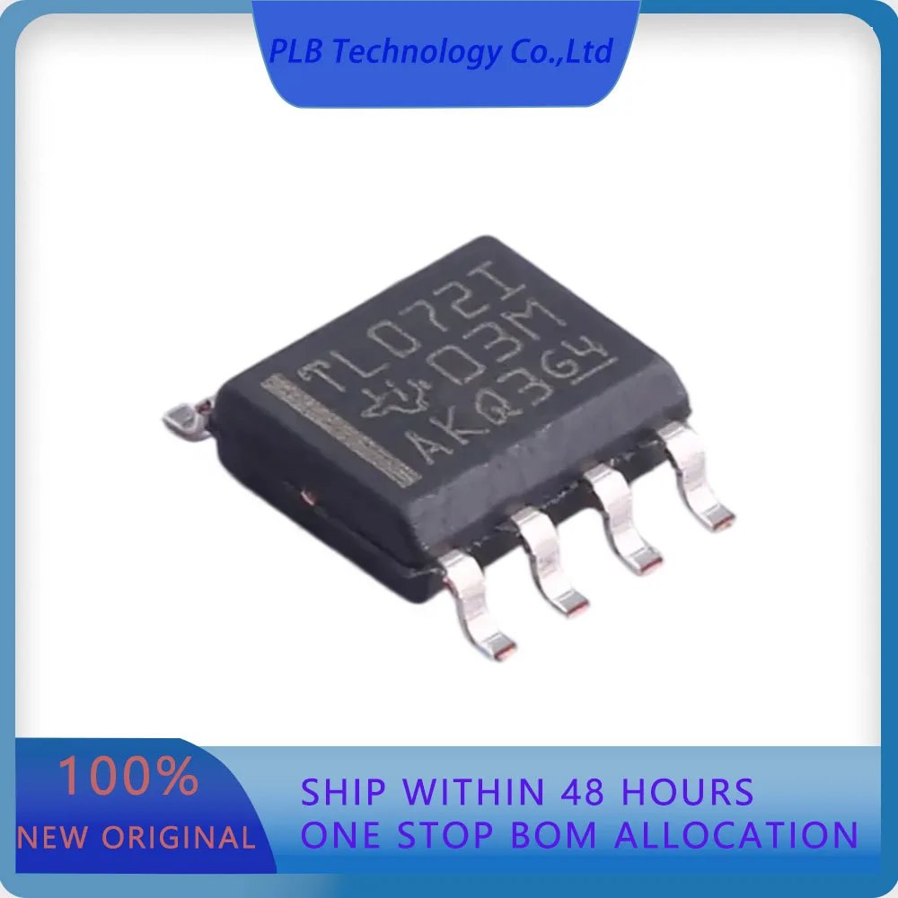 TL072IDR TL072  3mV 65pA 3MHz 13V/us 2 SOIC-8 FET Input Amplifiers Original Stock