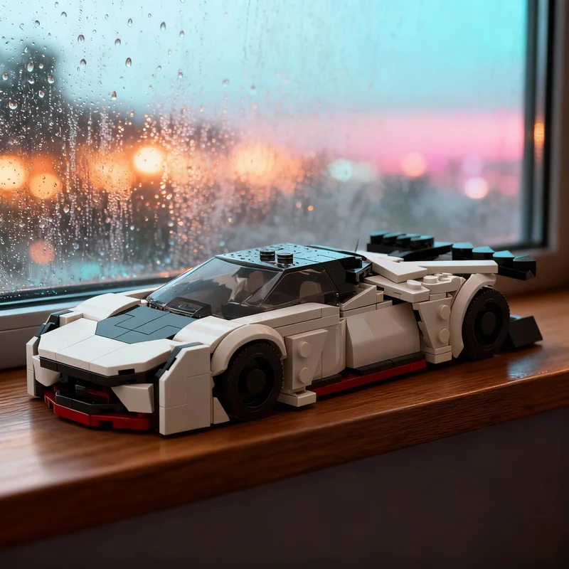 323pcs MOC Forded Team Fordzilla Model Toy Building Blocks Architecture Christmas Gift Creative DIY Birthday Education Assemble