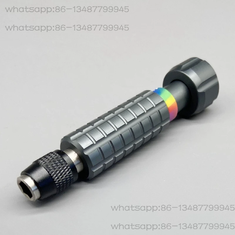 

Самая использование ручки отвертки 6,35 мм, металлическая ручка из алюминиевого сплава, поворотный подшипник задней крышки, бита 1/4 дюйма