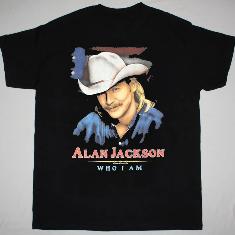 Alan Jackson Tour 1sided T-shirt Black Cotton All Sizes S to 4Xl PP521