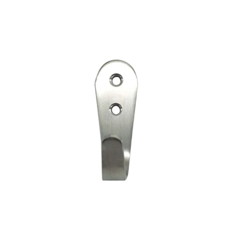 Gancho de pared de acero inoxidable para ropa, ganchos multifuncionales para Toalla de baño, bata y abrigo, 2 piezas, 1,5/2/3mm