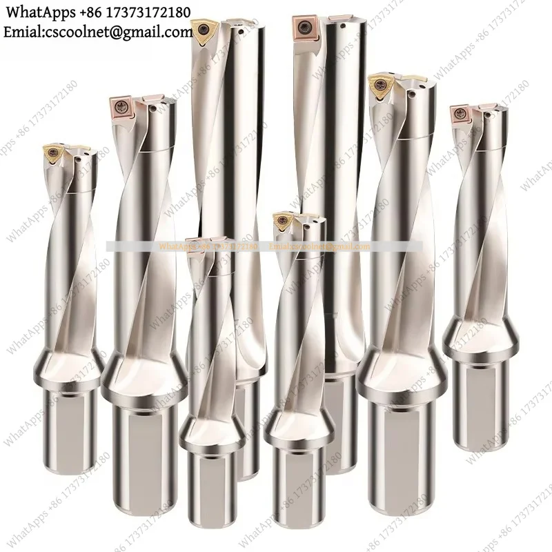 WC Series Indexable Drill U Drill Bit 10mm-50mm 2D 3D 4D 5D Inserts WCMX WCMT Metal Lathe CNC Cooling Tool Accessories