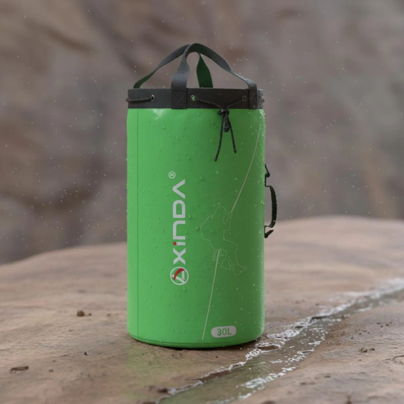 

Climbing Rope Bag Drainage Bottom Rope Storage Bag Drawstring Closure Heavy-Duty for Cavers
