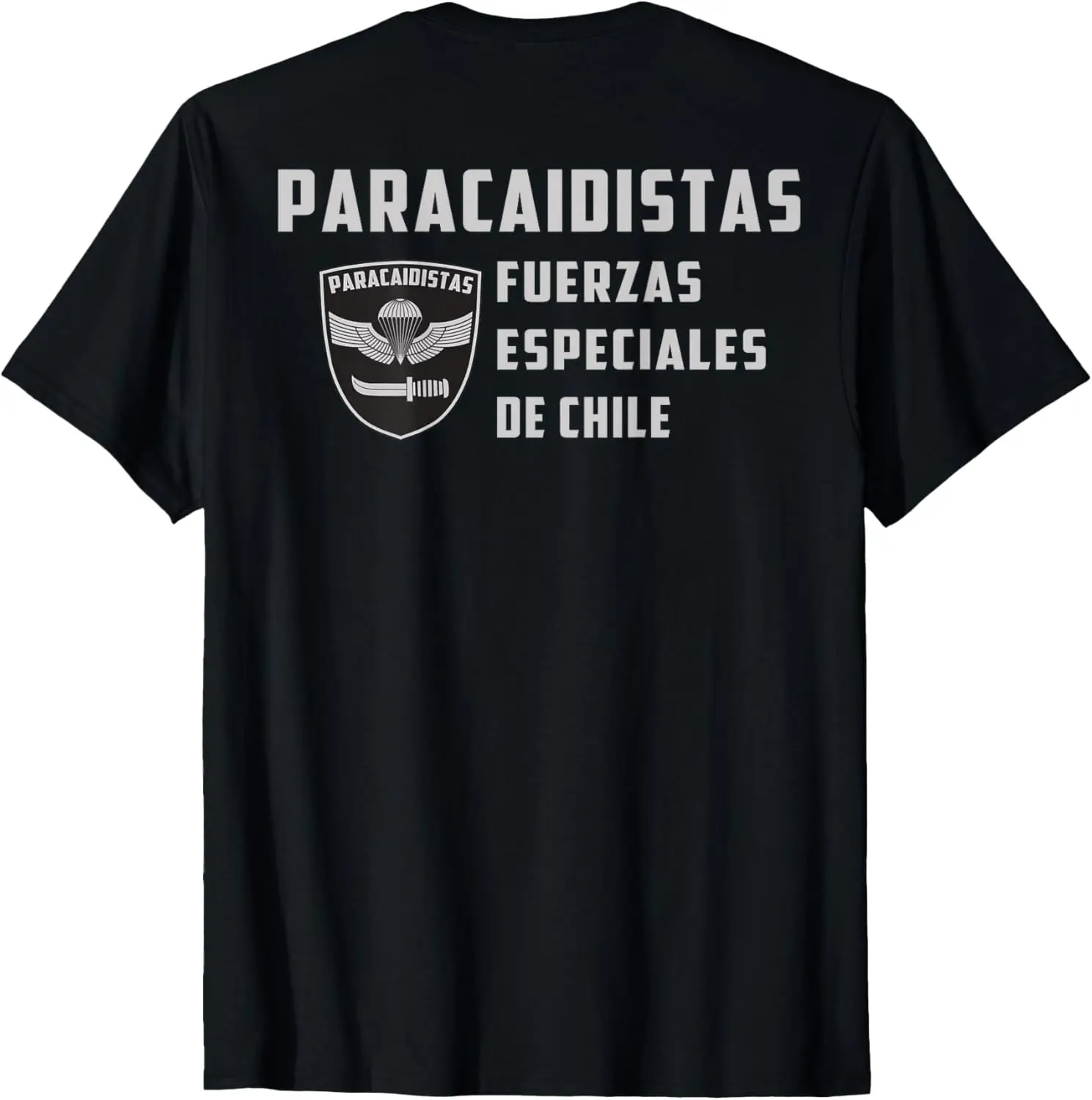 

Chilean Special Force Paratrooper Armed Forces T-Shirt Short Sleeve Casual 100% Cotton Shirt