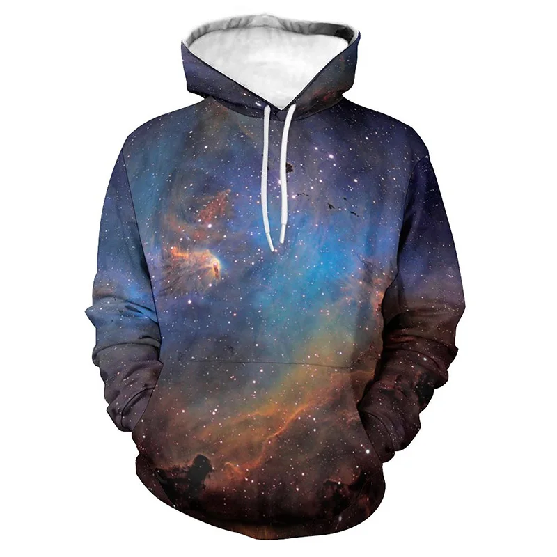 

Space Universe Starry Sky Galaxy Milky Way Hoodies For Men Fashion Streetwear Pullover Sweatshirts Men Oversized Designer Hoodie