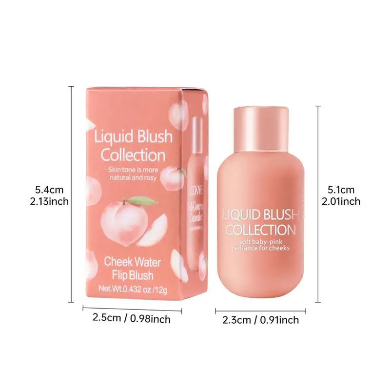 New Liquid Cheek Blush Facial Nourishing Blusher Gel Cream Multi-purpose For Eyes Lips Makeup Blush Stick Cosmetics