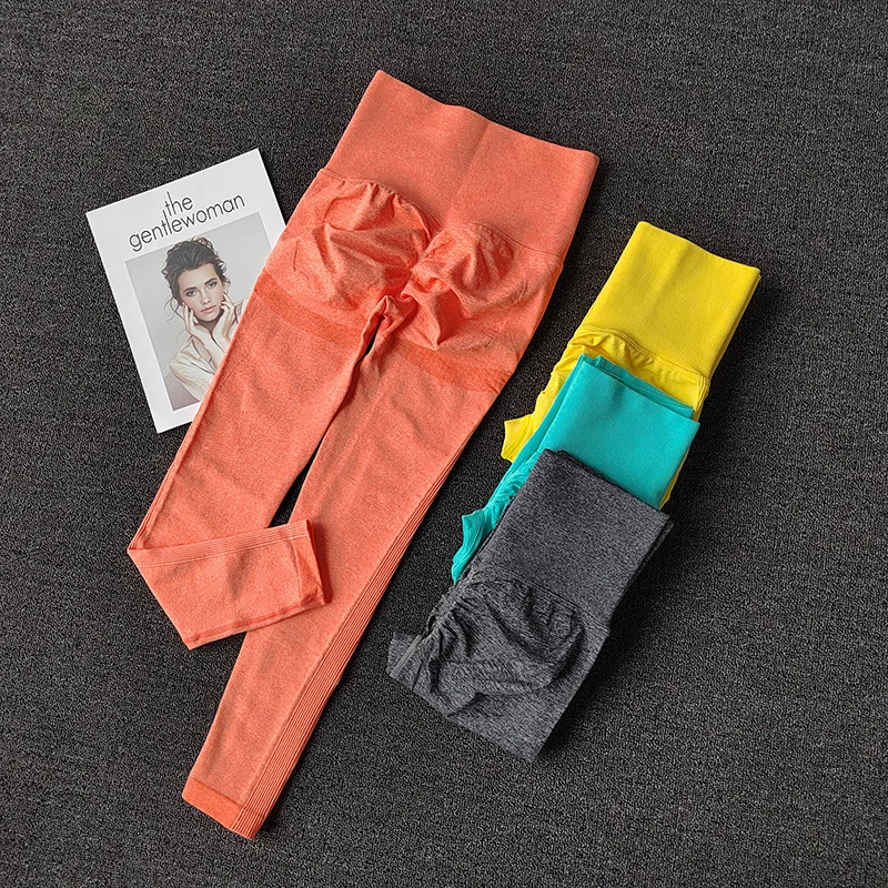 

Yoga Pants Seamless Women Sports Leggings High Waist Workout Elasticity Breathable Gym Running Fitness Tights Women Leggings