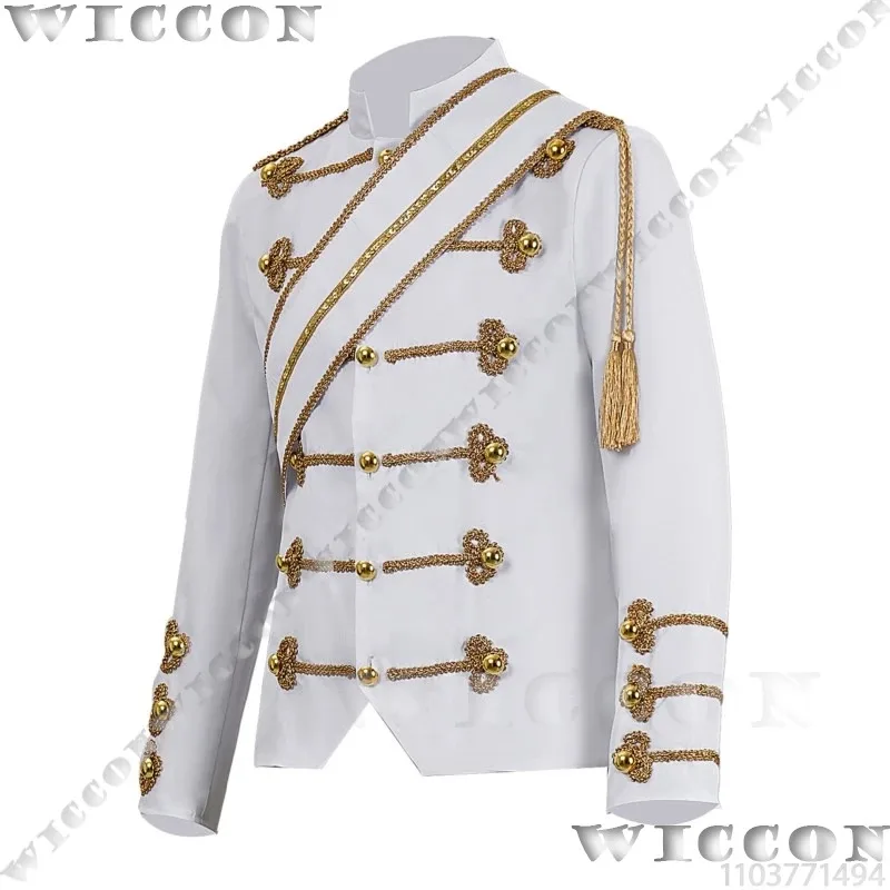 

COSda@Vintage European Court-Style Cothing Nightclub DJ Gold-plated Party Performance Outfit Women Man Suit Cosplay Costume Cust