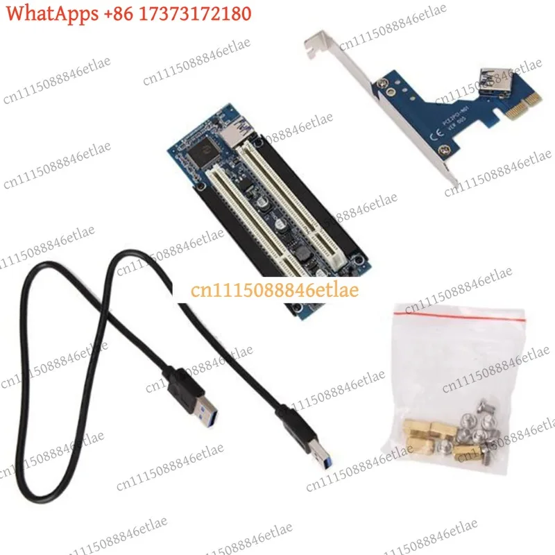 k3 Universal L77A PCIe To 2 PCI Adapter Card Expansion Board For Capture Card Golden Tax Sound Parallel Port
