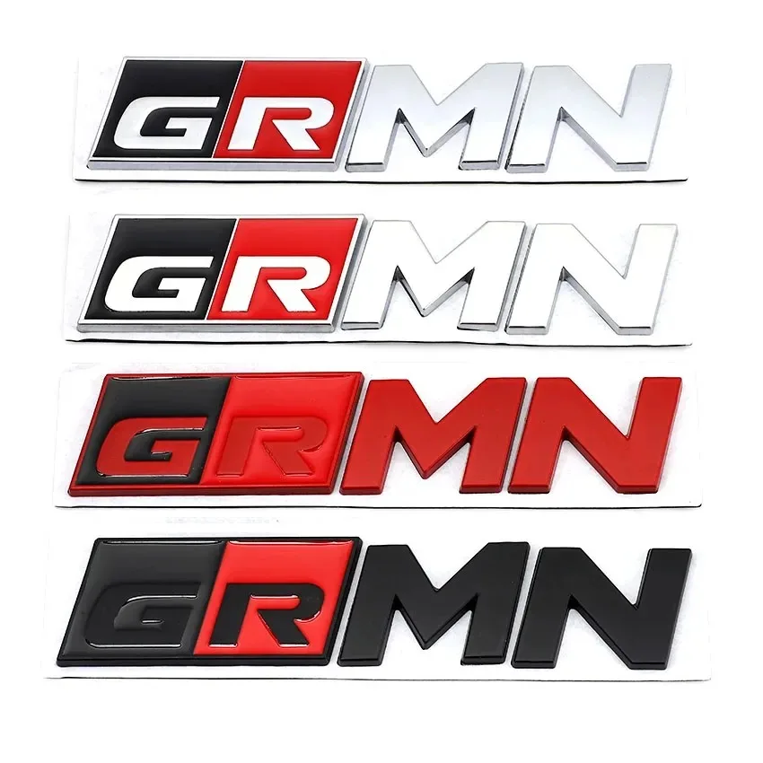 3D Metal Car Sticker GRMN Logo CENTURY Decal for Toyota HV YARiS GRMN CENTURY RZ RC RS Prius GR Sport Lexus Harrier GR Sticker