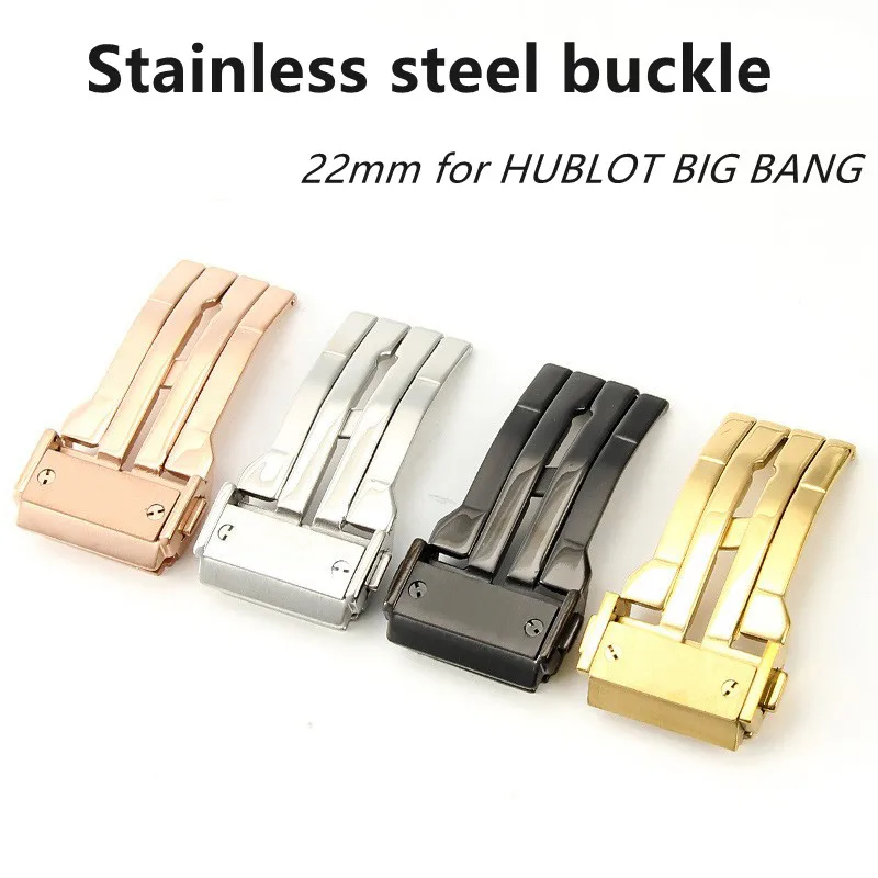 22mm Stainless steel buckle folding buckle Watch accessories watch buckle for HUBLOT BIG BANG series